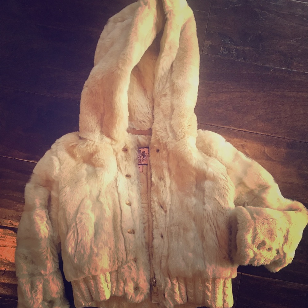 Faux Fur Girls Coat